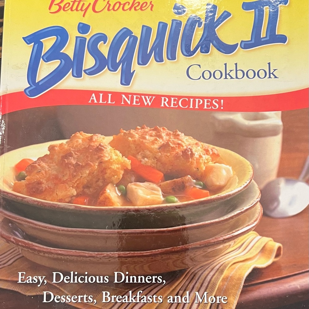 Bisquick II Cookbook 2004 Betty Crocker Hardcover Spiral All New Recipes